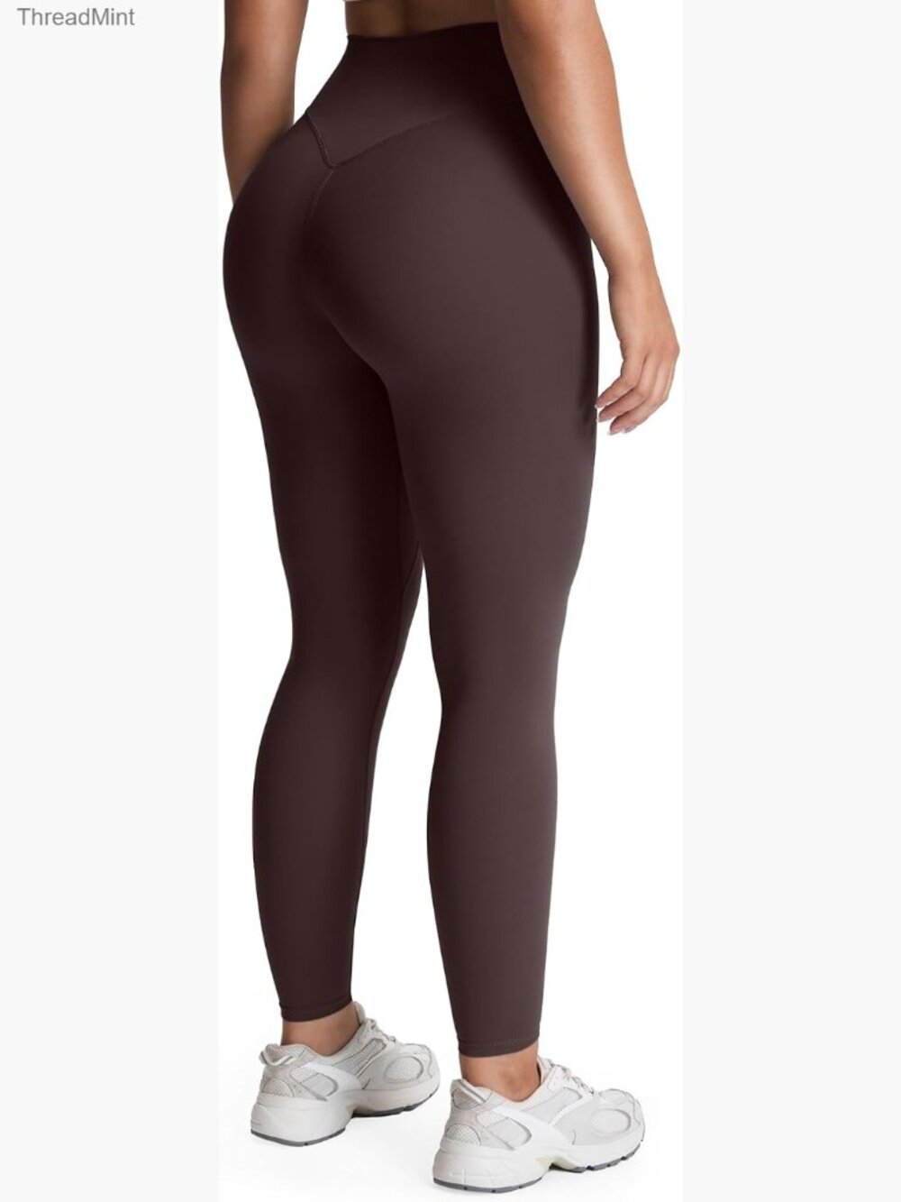 High Waisted Workout Leggings Tummy Control Yoga Pants 26" Metamorph Deep V